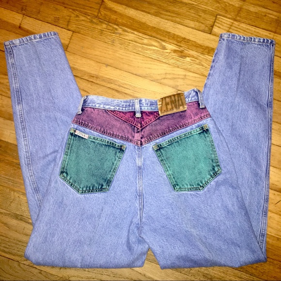 Zena Denim - ZENA 💜// Vintage multicolor high waisted jeans